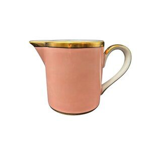 Vintage FITZ & FLOYD RENAISSANCE SHELL PEACH PINK 2 7/8" CREAMER - Rare